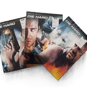 Die Hard 1 2 3 DVD Bundle Lot Bruce Willis Trilogy Collection Action Classics